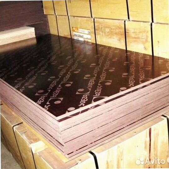 Фанера ламинированная 6-40 мм