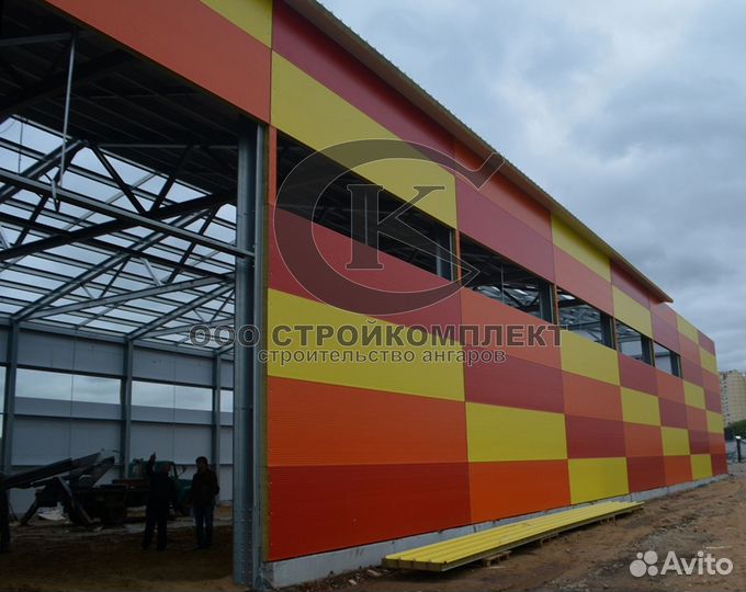 Быстровозвадимые здания ангары сто xc433