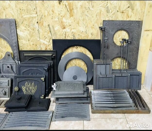 Чугунное печное литье (плиты, дверцы, колосники)