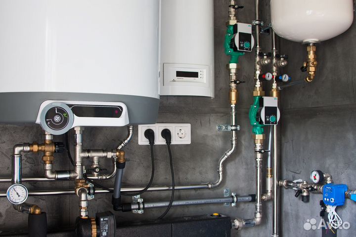 Монтаж систем отопления и водоснабжения