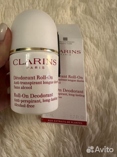 Clarins крема для рук и ног, дезодоранты