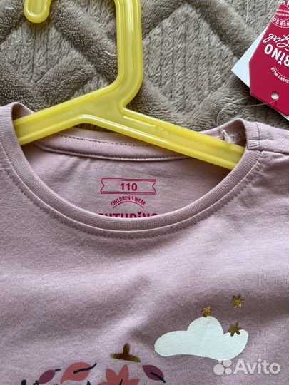 Лонгслив для девочки 110
