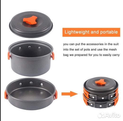 Набор для кемпинга (набор посуды)