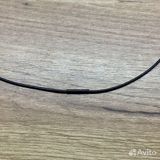 Кожаный плетеный шнурок на шею. Гайтан. 2мм Х 55см