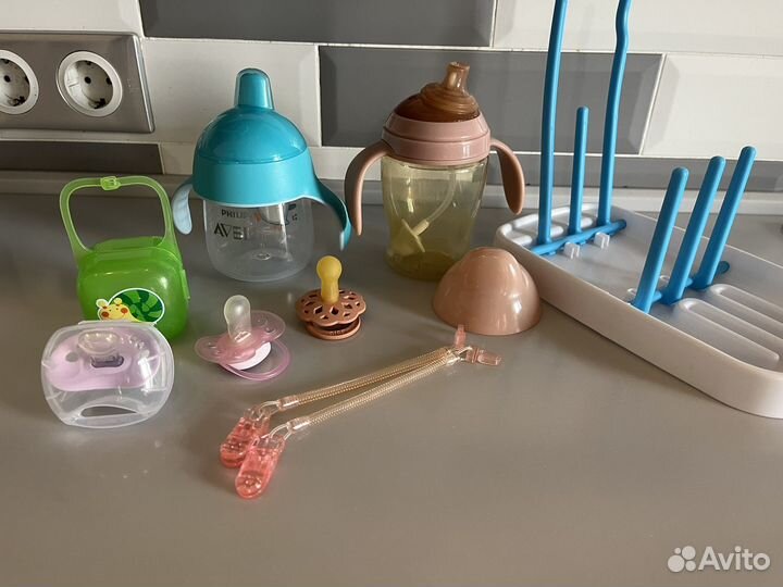 Поильник avent соски держатели сушилка