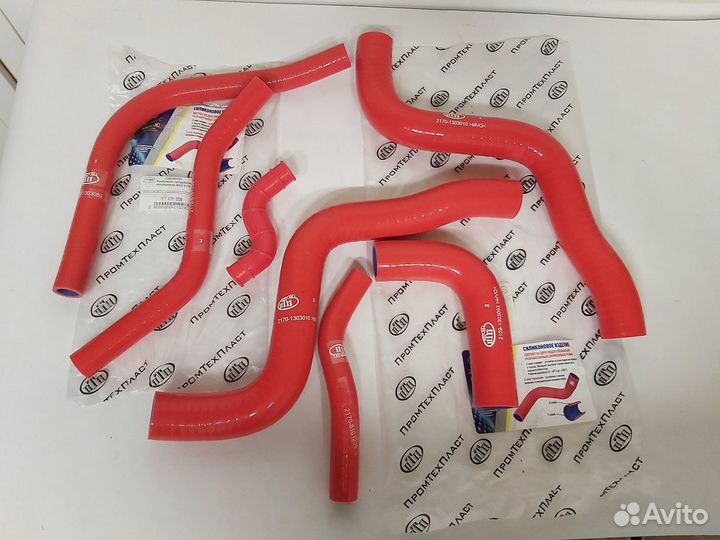Силиконовые патрубки птп Ваз 2114 2109 Приора