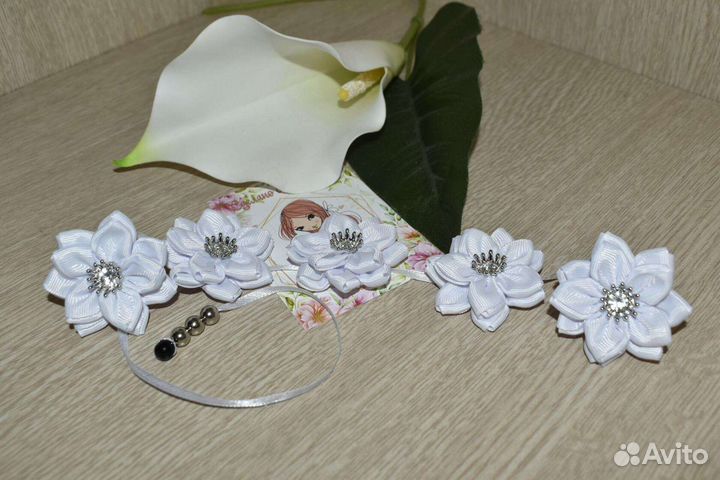 Повязки,ободки,резинки,заколки ручной работы