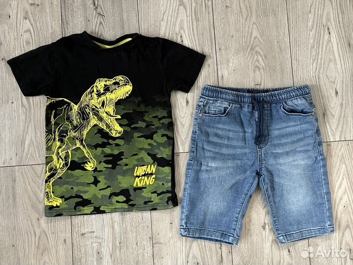 Футболка +шорты next 116