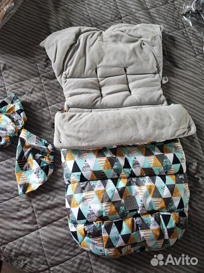 Конверт/накидка на ножки в коляску Топотушки Нильс