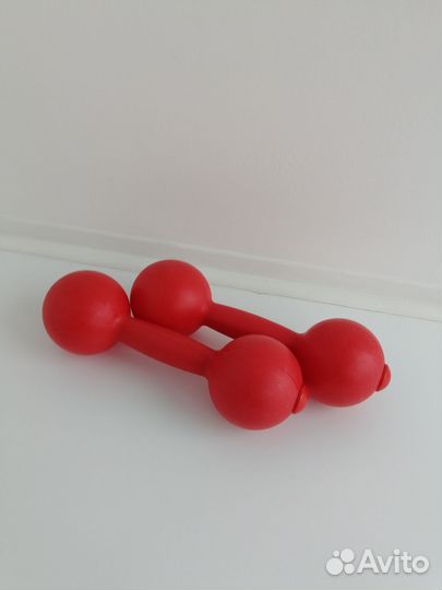 Гантели пластмассовые детские 2 штуки