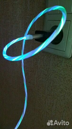 Кабель магнитный светящийся