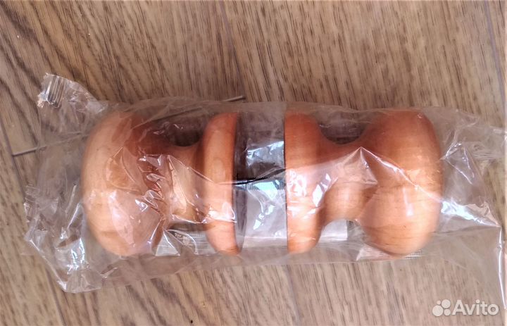 Ручка дверная деревянная круглая