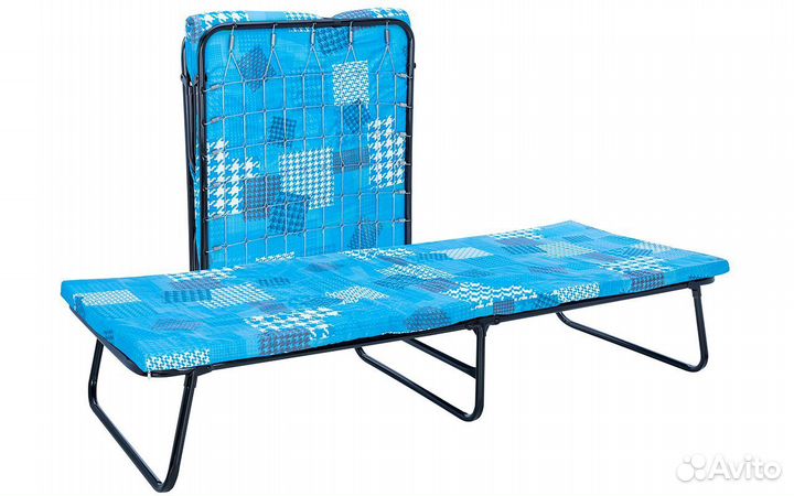 Раскладушка Надежда с матрасом