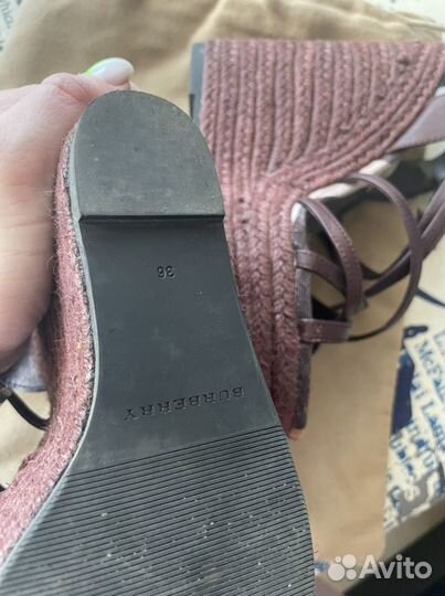 Босоножки burberry оригинал