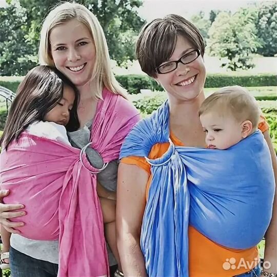 Слинг - шарф с кольцом, рюкзак- переноска кенгуру