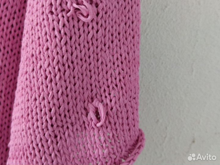 Джемпер оверсайз крупной вязки