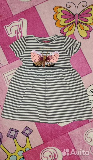 Платье для девочки 92