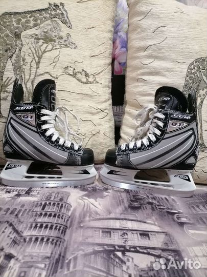 Коньки хоккейные детские ссм 31 размер