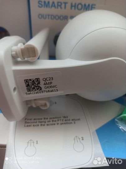 Уличная Wi-Fi камера 4Мр новая с картой на 32Гб