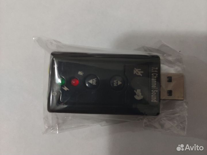 Звуковая карта usb Новая