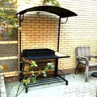 Мангал С печкой под казан