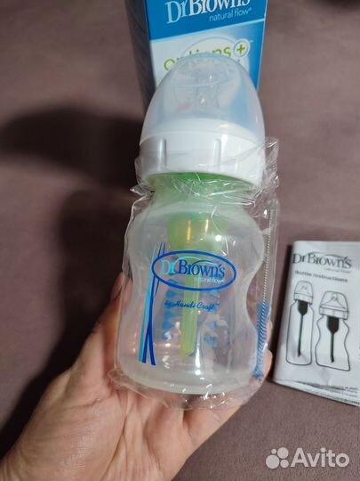 Бутылочка dr browns 0+ новая