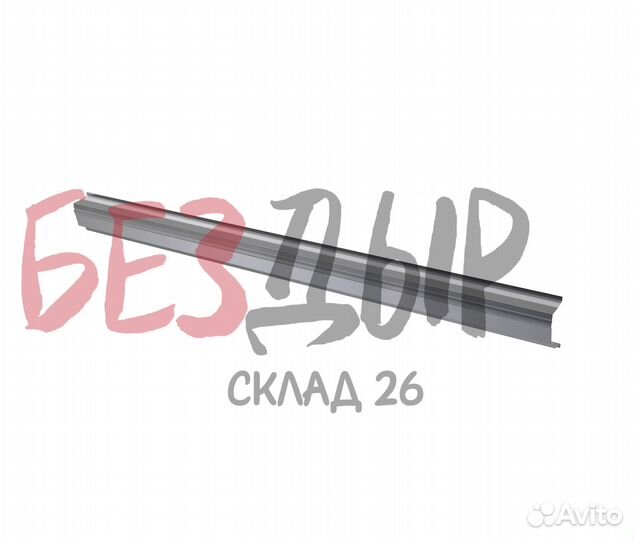 Порог Hyundai Santa Fe 1 левый