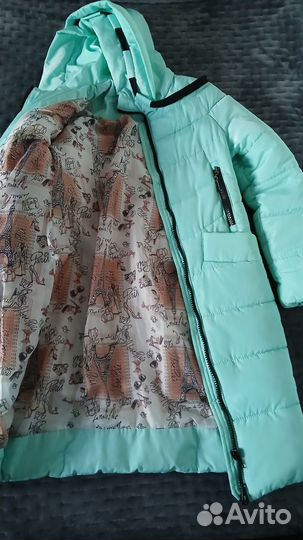 Пуховик на девочку 146