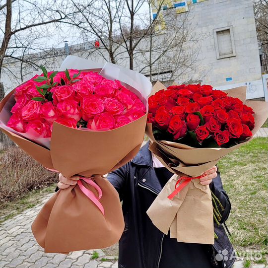 Метровые розы, букеты, цветы, Розы 51 101 501 1001