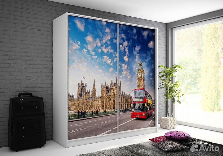 Фотопечать на шкаф купе детский