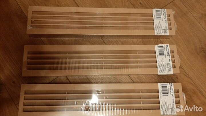 Решетки вентиляционные для двери 3 штуки