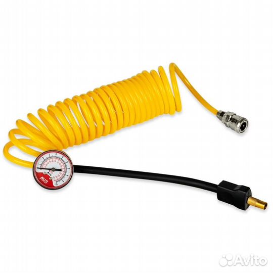 Универсальный шланг-удлинитель с манометром для ав