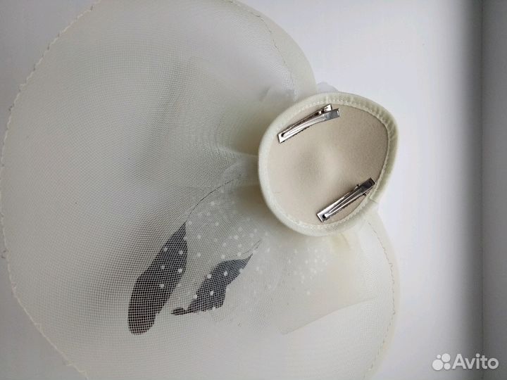 Таблетка вуаль на заколках