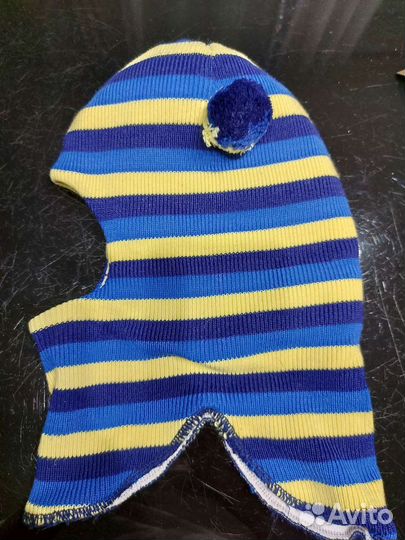 Шапка, шлем на мальчика хол.осень / зима