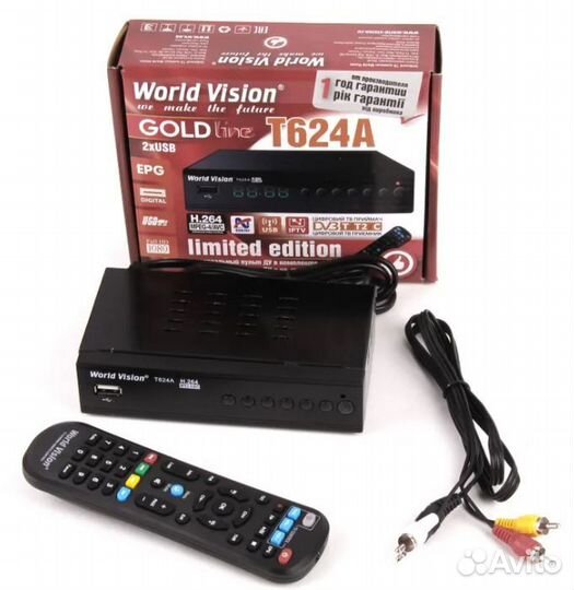 Тв-ресивер World Vision T624A
