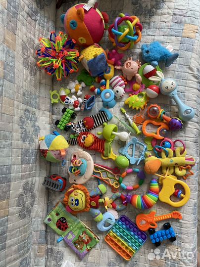 Игрушки пакетом прорезыватели погремушки мягкие