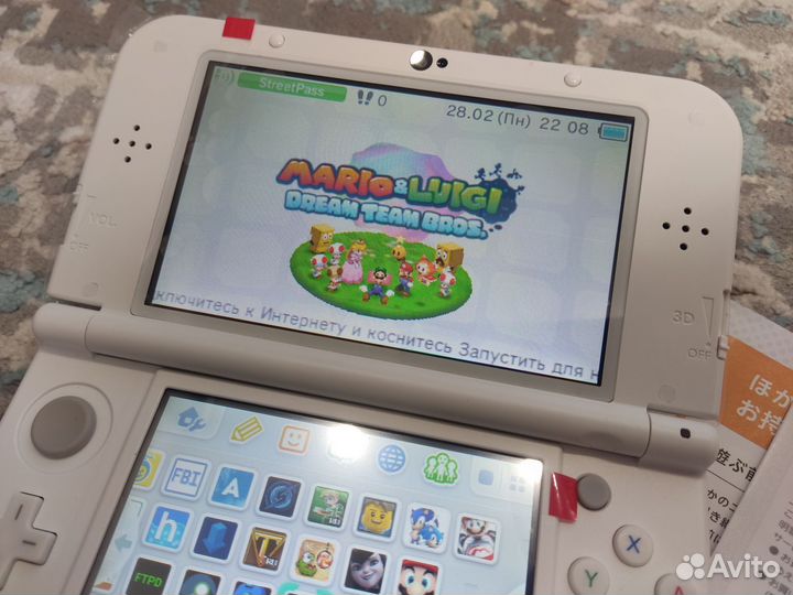 Прошитая New Nintendo 3DS XL TN/IPS