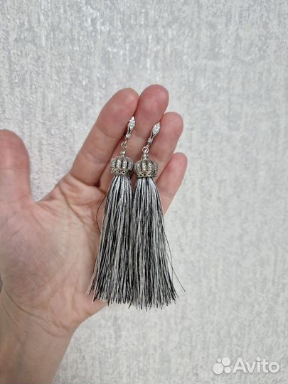 Серьги кисти