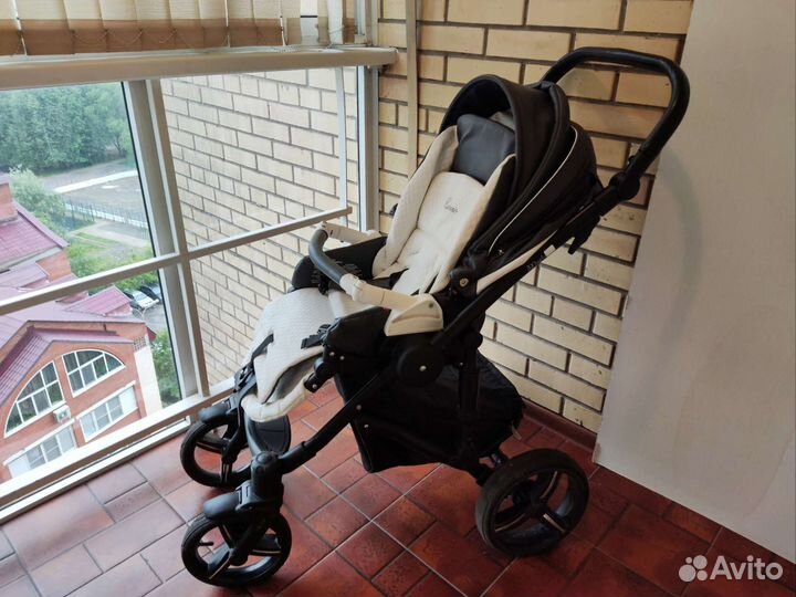 Детские коляски 2 в 1 эко кожа