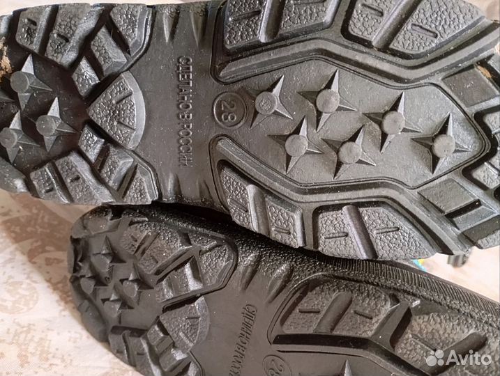 Сапоги демисезонные детские 28 для девочки