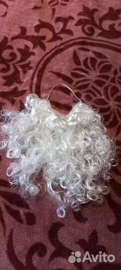 Борода Деда Мороза на ребёнка