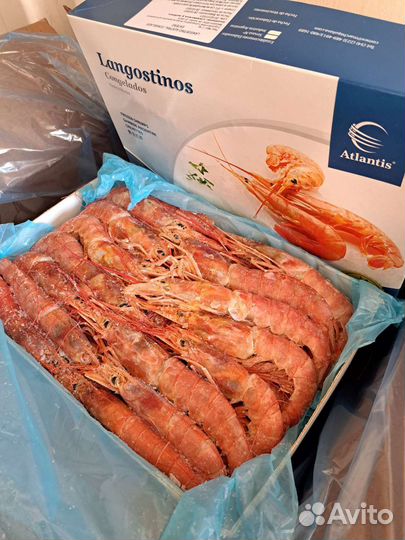 Лангустины L1. Креветка крупная