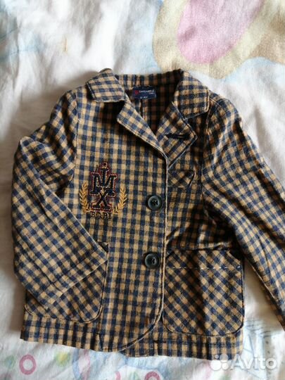 Пиджак для мальчика 74