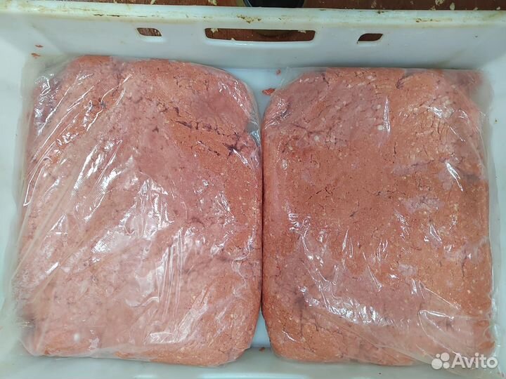 Мясокостный фарш для собак, халяль