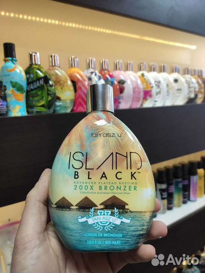 Крем для загара island Black 200X bronzer