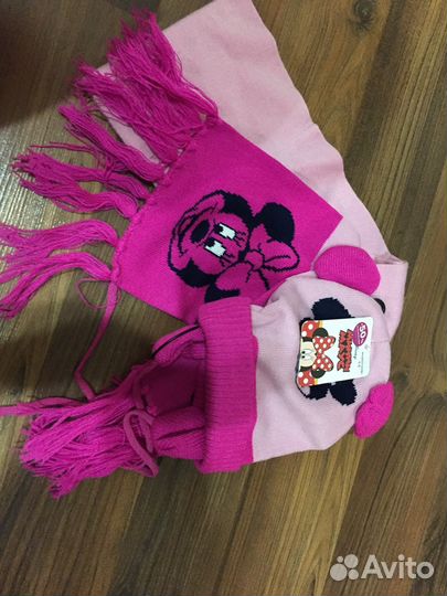 Шарф и шапочка демисезонные