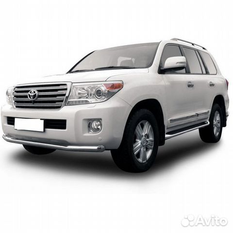 Защита переднего бампера land cruiser 200 (2013)