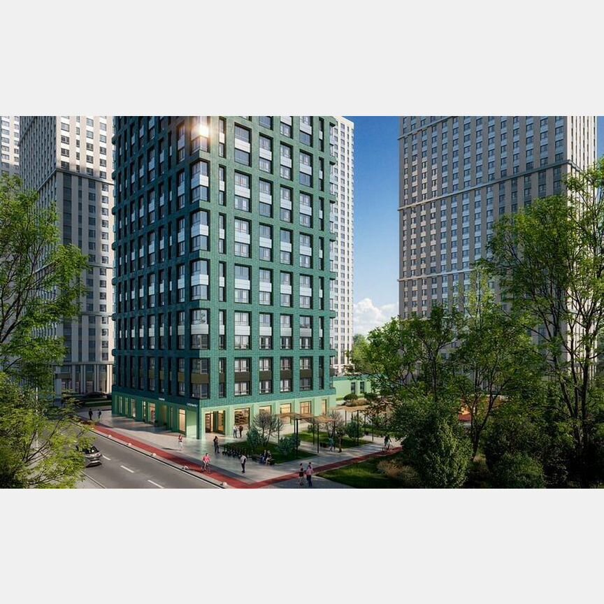 2-к. квартира, 52 м², 23/32 эт.