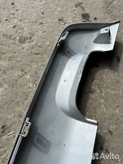 Renault sandero 2 накладка заднего бампера