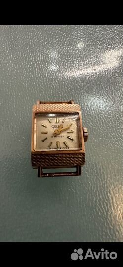 Часы Слава женские СССР золото 583